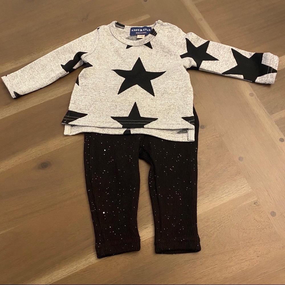 Andy & Evan Star Matching Set 3-6M